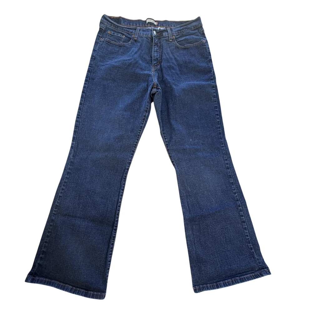 Levis 512 Jeans Womens 20 Blue Perfectly Slimming Bootcut High Rise Denim 34x30